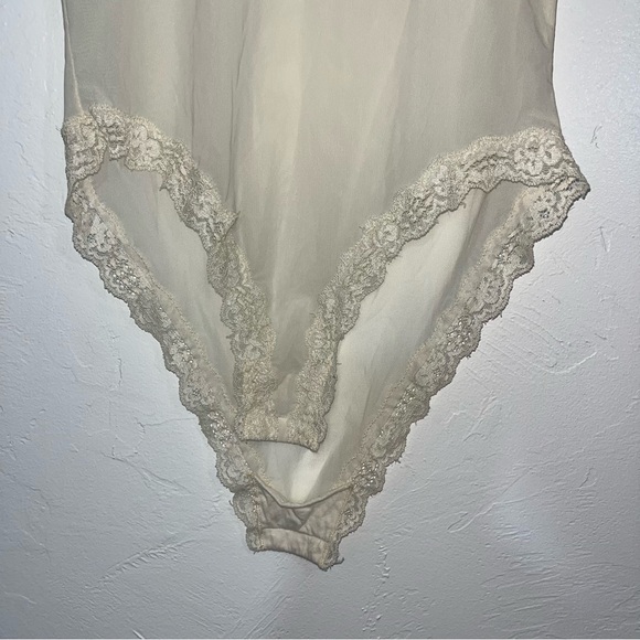 We Are Hah Sheer See Through Short Sleeve BodySuit - Picture 7 of 11